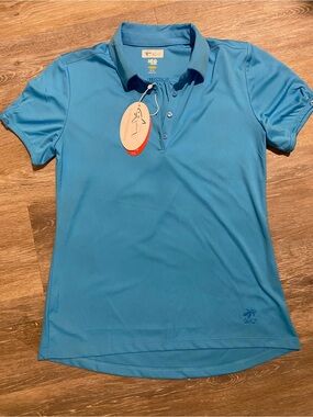 Greg Norman Golf Polo Blue M
